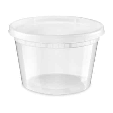 16 Oz Deli Container With Lids