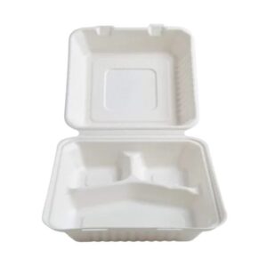 8"X8"-3C HINGED PP CONTAINER