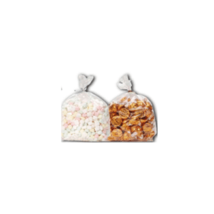 2 lb, 1.1 mil Gusseted Clear Polypropylene Food Bags - Crimp Bottom - 4 x 2.75 x 9" (1000/case)
