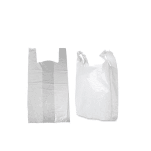 White T-Shirt Bags - 10 x 5 x 18 in. (1500/case)
